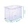 Novaliv Eurobox ohne Deckel Rollen 80l 59x39x45 transparent Aufbewahrungsbox Maxi Stapelbox Stapelkiste Kiste Box Storage Boxes Multibox Plastic Storage Boxes