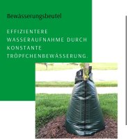 Novatool Sack für Baumbewässerung 75 Liter Grün Bewässerungsbeutel aus robustem PVC Baumsäcke Bewässerung Baumbewässerung Sack Baumbeutel