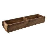 Novaliv Holzkiste Vintage 58 x 15 x 10 cm Alte Ziegelform...