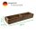 Novaliv Holzkiste Vintage 58 x 15 x 10 cm Alte Ziegelform Holz Groß ZWEI KAMMER Allzweckkiste aus recyceltem Altholz Balken Jede Form EIN Unikat