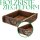 Novaliv Holzkiste Vintage 30 x 25 x 8 cm Alte Ziegelform Holz