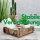 Novaliv Holzkiste Vintage 30 x 25 x 8 cm Alte Ziegelform Holz