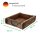 Novaliv Holzkiste Vintage 30 x 25 x 8 cm Alte Ziegelform Holz