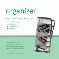 Novaliv BH Organizer Schrank 6 Fächer I 32x12x32 cm I BH Sortierer Schubladen Organizer BH Boxen Aufbewahrung BH Box Schubladen Ordnungssystem BH