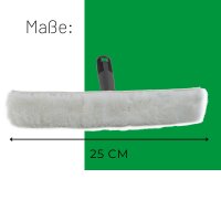 Novaliv Fensterwischer 25 cm + 35 cm + 45 cm Einwascher aus Vlies Einschäumer zum Fensterputzen Fensterwischer Fensterreiniger Fenstereinwäscher Fensterreinigung Fensterputzer