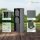 Novatool 1x Steckdosensäule 4-fach Anthrazit Edelstahl eckig IP44 mit Erdspieß Garten Mehrfachsteckdose Outdoor Steckdosenleiste Stromverteiler Außen (Elektro)