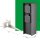 Novatool 1x Steckdosensäule 4-fach Anthrazit Edelstahl eckig IP44 mit Erdspieß Garten Mehrfachsteckdose Outdoor Steckdosenleiste Stromverteiler Außen (Elektro)