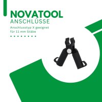 Novatool Anschlüsse Typx für 11 MM Stäbe...