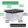 Novaliv Aufbewahrungsbox mit Deckel 27L Anthrazit Nestbar stapelbare Plastikbox mit Clipverschluss Eurobox Kunststoffbox BPA-frei 46,5x36,5x24 cm