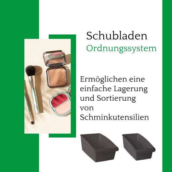 Novaliv Kosmetik Organizer klein Schubladen Organizer Badezimmer