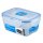 LocknLock Dose HPL311 Vorratsdose - Frischhaltedose 550 ml - Maße (LxBxH): 145 x 110 x 67 mm - Geeignete Dosen zum Einfrieren und Mikrowelle - Lock and Lock Dosen Food Box Meal-Prep-Boxen
