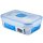 LocknLock Dose HPL321 Vorratsdose - Frischhaltedose 1,2 Liter - Maße (LxBxH): 210 x 146 x 67 mm - Geeignete Dosen zum Einfrieren und Mikrowelle - Lock and Lock Dosen Food Box Meal-Prep-Boxen