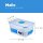 LocknLock Dose HPL322 Vorratsdose - Frischhaltedose 1,8 Liter - Maße (LxBxH): 210 x 146 x 94 mm - Geeignete Dosen zum Einfrieren und Mikrowelle - Lock and Lock Dosen Food Box Meal-Prep-Boxen