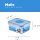LocknLock Dose HPL805 Vorratsdose - Frischhaltedose 180 ml - Maße (LxBxH): 108 x 88 x 48 mm - Geeignete Dosen zum Einfrieren und Mikrowelle - Lock and Lock Dosen Food Box Meal-Prep-Boxen