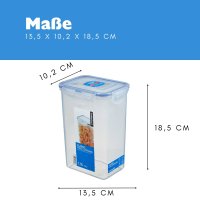 LocknLock Dose HPL809 Vorratsdose - Frischhaltedose 1,3...