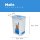 LocknLock Dose HPL809 Vorratsdose - Frischhaltedose 1,3 Liter - Maße (LxBxH): 135 x 102 x 185 mm - Geeignete Dosen zum Einfrieren und Mikrowelle - Lock and Lock Dosen Food Box Meal-Prep-Boxen