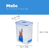 LocknLock Dose HPL813 Vorratsdose - Frischhaltedose 1,8...