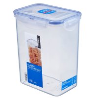 LocknLock Dose HPL813 Vorratsdose - Frischhaltedose 1,8 Liter - Maße (LxBxH): 151 x 108 x 185 mm - Geeignete Dosen zum Einfrieren und Mikrowelle - Lock and Lock Dosen Food Box Meal-Prep-Boxen
