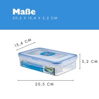 LocknLock Dose HPL816T Vorratsdose mit Ablaufgitter 800...
