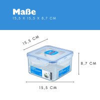 LocknLock Dose HPL822T Frischhaltedose mit Serviereinsatz...
