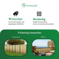 Balkon Sichtschutzmatte 1x Flexibles Design für Gartenzaun und Terrasse 170x600 cm Schilf Schutz vor Blicken Einfache Montage Wind- und wetterfest Stilvolle Dekoration und Privatsphäre