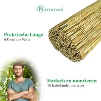 Balkon Sichtschutzmatte 1x Flexibles Design für Gartenzaun und Terrasse 170x600 cm Schilf Schutz vor Blicken Einfache Montage Wind- und wetterfest Stilvolle Dekoration und Privatsphäre