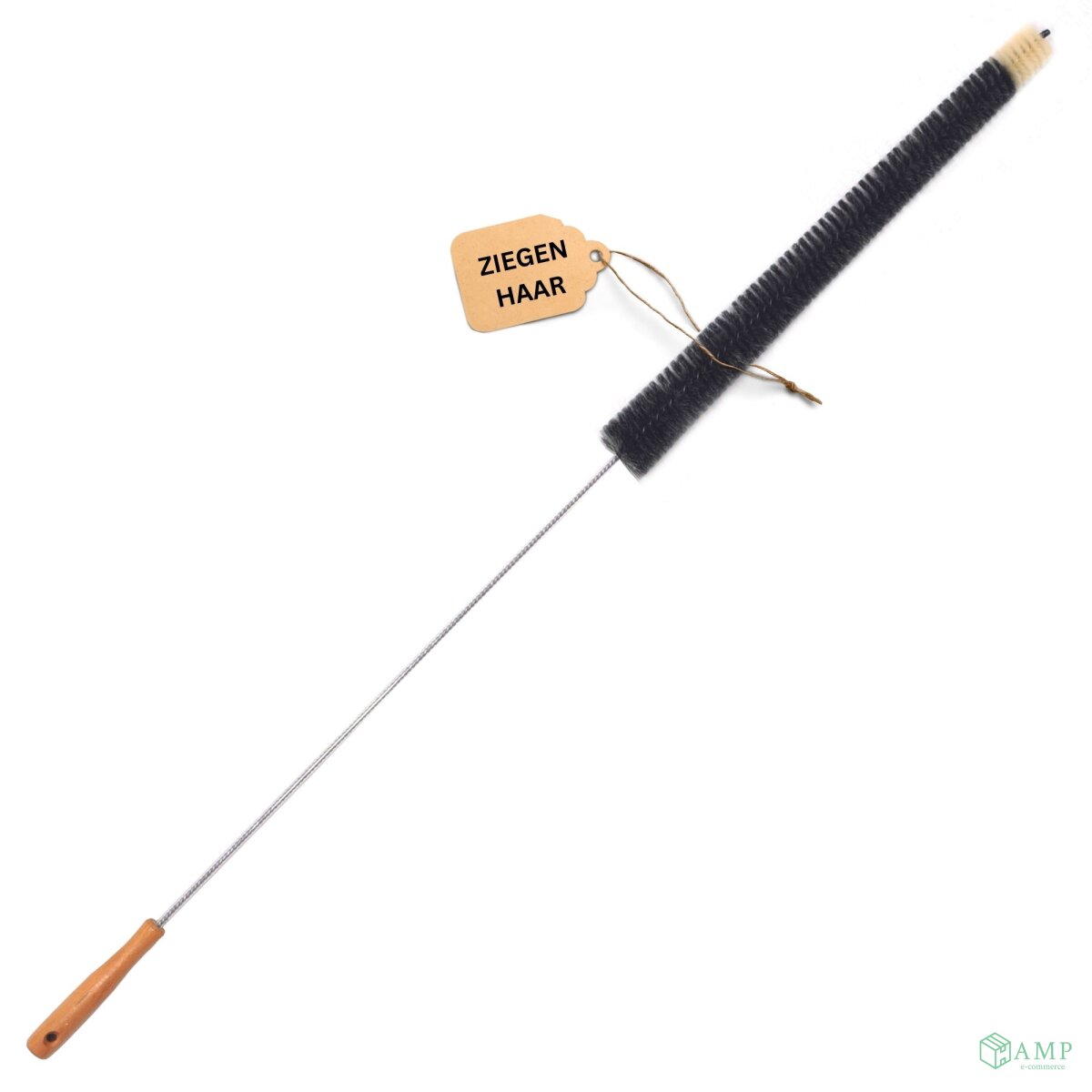 Heizkörperbürste 50 Cm Aus Ziegenhaar - Extra Lang, Konisch, Für Gründliche Reinigung Ohne Abdeckung Entfernen