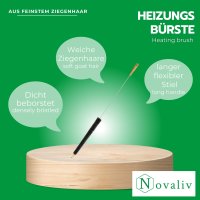 Novaliv Heizkörperbürste Rippenheizkörper...