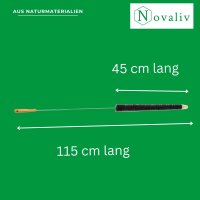 Novaliv Heizkörperbürste Rippenheizkörper Heizungsbürste Heizkörper Reinigungsbürste 115x45x3,5cm IDEAL als Heizung Reinigungsbürste Rippen oder Heizkörper-Staubwedel dustoff Heizungs Bürste