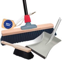 Novaliv Saalbesen 40 cm mit Stiel Borsten Kunstborsten...