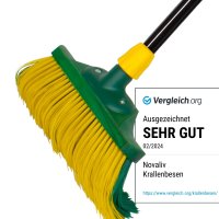 Novaliv Premium Krallenbesen mit Stiel 30cm, Spezialbesen...