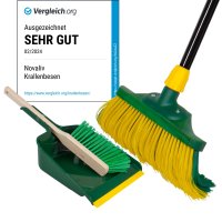 Novaliv Premium Krallenbesen mit Stiel 30cm inkl....