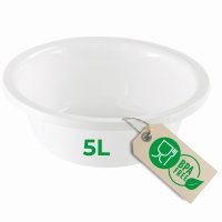 Novaliv Spülschüssel Rund 5L, D32 cm,...