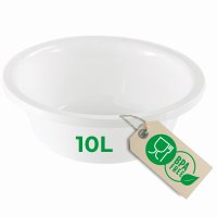 Novaliv Spülschüssel Rund 10L, D40 cm,...