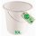 Novaliv Eimer 10L Weiß mit Maßeinteilung - Putzeimer 10 Liter ⌀ 28,5 cm Praktischer Allrounder mit Skala für Haushalt & Garten ideal als Haushaltseimer, Wassereimer, Wischeimer, Bucket