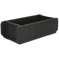 Novaliv Holzkiste Vintage Schwarz 30 x 15 x 10 cm Alte...