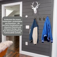 Novaliv Gusseiserne Haken Hundepopo 3x4,5x8,5 cm einfache Montage stabil sicher ideal für Wand- und Decken-Dekoration Garderobe Vintage Stil robust langlebig und elegant perfekte Dekoration
