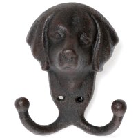 Novaliv Gusseiserne Haken Hundekopf 10x6x12,5 cm einfache...