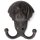 Novaliv Gusseiserne Haken Hundekopf 10x6x12,5 cm einfache Montage stabil sicher ideal für Wand- und Decken-Dekoration Garderobe Vintage Stil robust langlebig und elegant perfekte Dekoration