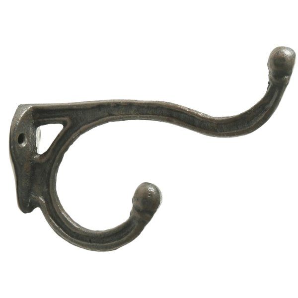 Novaliv Gusseiserne Wandhaken Doppelt 8,5x2,5x4 cm einfache Montage stabil sicher ideal für Wand-Dekoration Garderobe Vintage Stil robust langlebig und elegant Dekoration Kleiderhaken