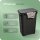 Novaliv Rattan Wäschekorb mit Deckel 60L Schwarz, Wäschebox Wäscheeimer Wäschebehälter modern für Bad Wäsche Schmutzwäsche, Wäschekörbe Schmutzwäschebehälter Wäschetonne Sammler Korb Box
