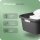 Novaliv Wäschewanne mit 3 Griffen 25L Anthrazit, Wäschebox Set Wäscheeimer Wäschebehälter für Bad Wäsche Schmutzwäsche, Wäschewannen Laundry Basket Aufbewahrung Wäschetonne Korb Sammler Box