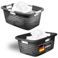 Novaliv Wäschekorb-Set 25L + 40L, Wäschebox Set...