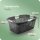 Novaliv Wäschekorb-Set 25L + 40L, Wäschebox Set Wäscheeimer Wäschebehälter für Bad Wäsche Schmutzwäsche, Wäschekörbe Wäschewanne Laundry Basket Wäschetonne Aufbewahrung Korb Sammler Box
