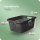 Novaliv Wäschekorb 25L + Wäschewanne 25L, Wäschebox Set Wäscheeimer Wäschebehälter für Bad Wäsche Schmutzwäsche, Wäschekörbe Wäschewanne Laundry Basket Wäschetonne Korb Sammler Box