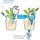 Scheurich Wasserspender Froggy M | 1x Grün | 140 ml Füllmenge | Bewässerungskugel klein mit Ton Fuß | Wasserspender Pflanzen und Blumen Terrakotta Stiel
