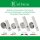 Rollwin Rolladen Gurtwickler Unterputz 135mm Lochabstand - aus Deutschland - mit Gurtwickler Blende Weiß - ohne Gurt - für 23mm Rolladengurt geeignet - Rollo Wickler mit Abdeckblende