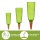 Scheurich Wasserspender Copa XXL | 1x Grün | 1000 ml Füllmenge | Bewässerungskugel klein mit Ton Fuß | Wasserspender Pflanzen und Blumen Terrakotta Stiel